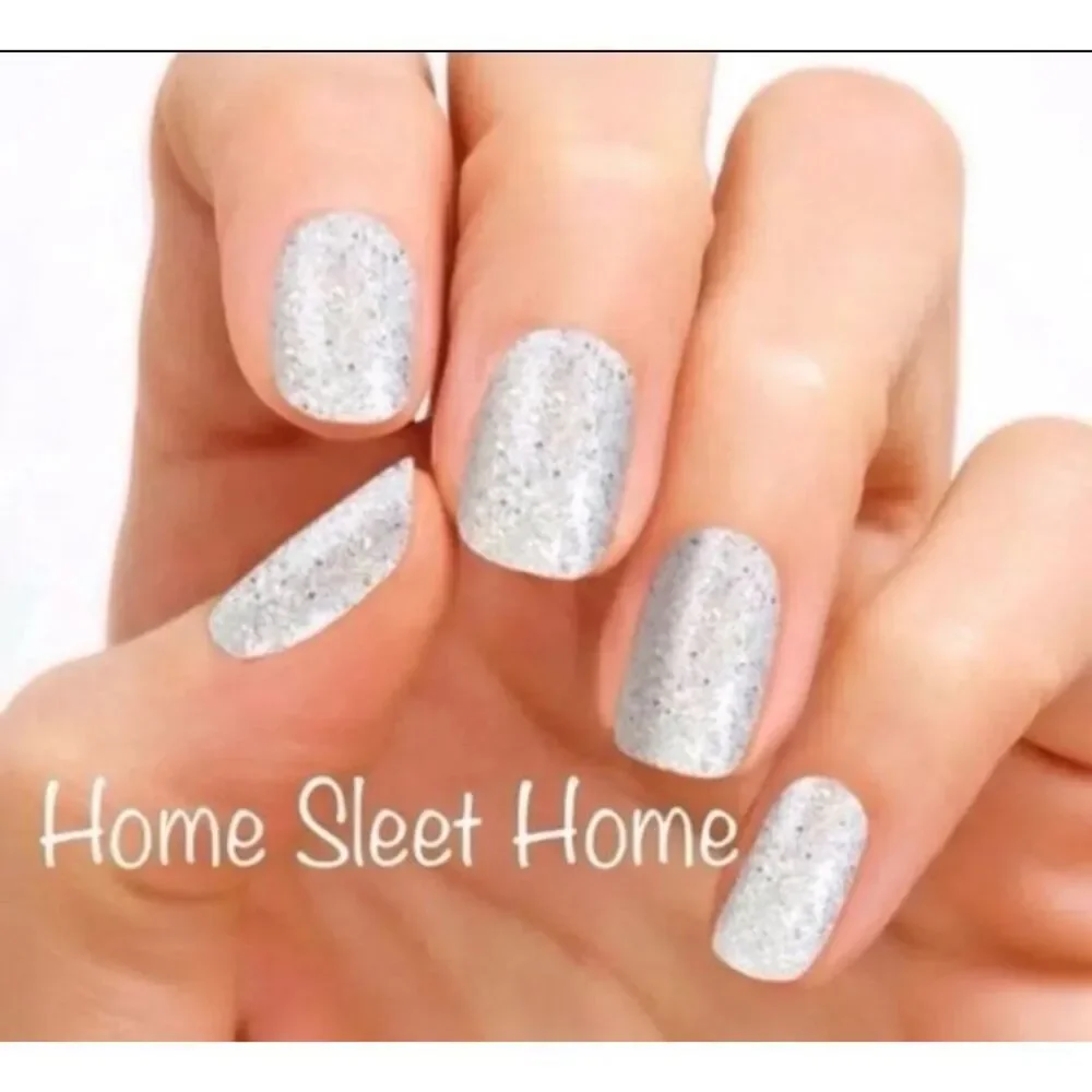 Home Sleet Home   Color Street Pink Glitter Press-On Nails/Home Sleet Home